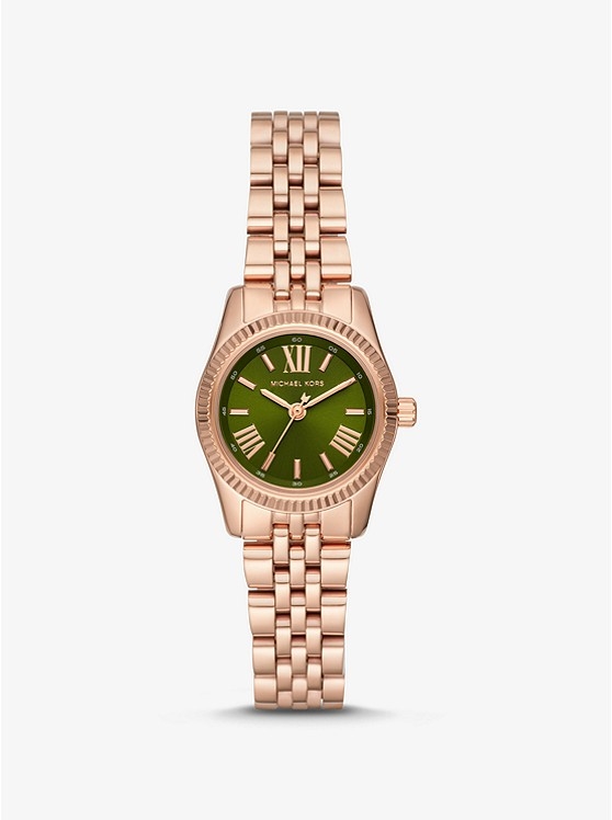Каталог Petite Lexington Rose Gold-Tone Watch от магазина Michael Kors