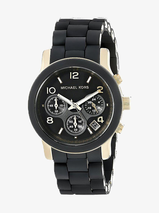 Каталог Runway Black-Gold-Tone Watch от магазина Michael Kors