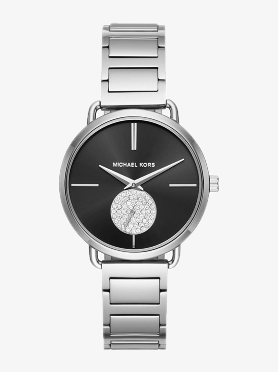 Каталог Portia Silver-Tone Watch от магазина Michael Kors