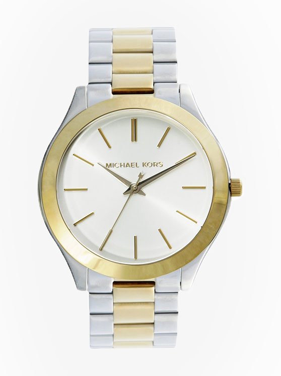 Каталог Runway Gold-Silver-Tone Watch от магазина Michael Kors
