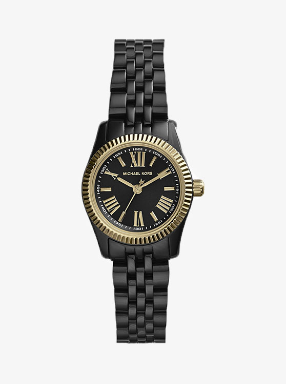 Каталог Lexington Black-Tone Watch от магазина Michael Kors