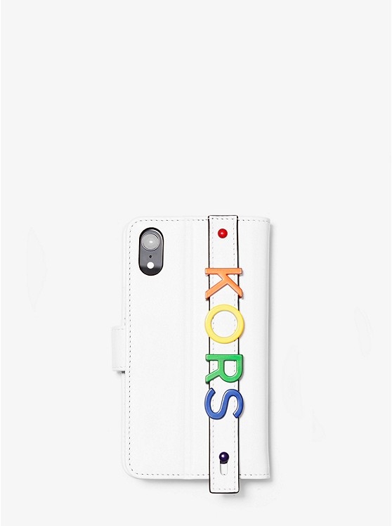 Каталог Чехол для iphone с ремешком из искусственной кожи для iphone xr от магазина Michael Kors