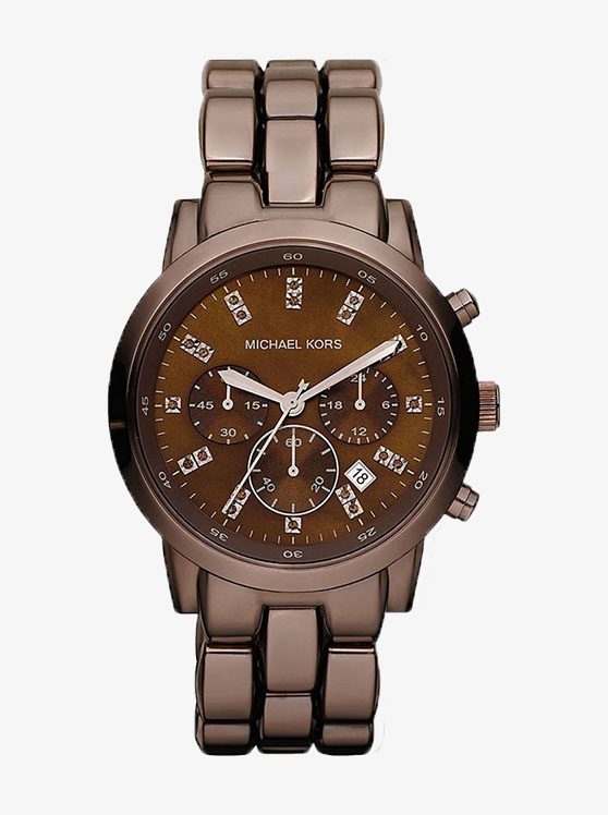 Каталог Ritz Brown-Tone Watch от магазина Michael Kors