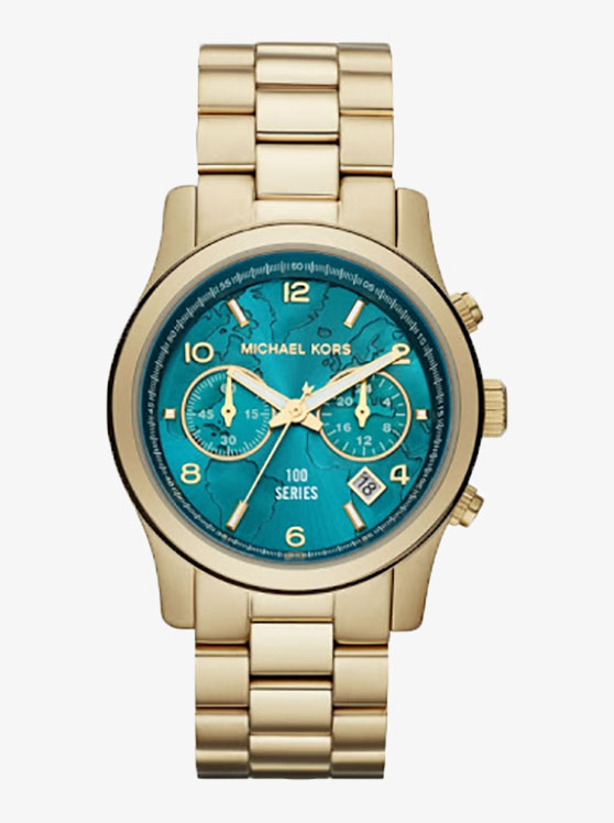 Каталог Stop Hungry Gold-Tone Watch от магазина Michael Kors