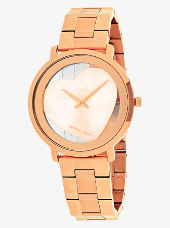 Каталог Jaryn Gold-Rose-Tone Watch от магазина Michael Kors