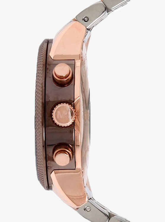 Каталог Ritz Silver-Gold-Rose-Tone Watch от магазина Michael Kors