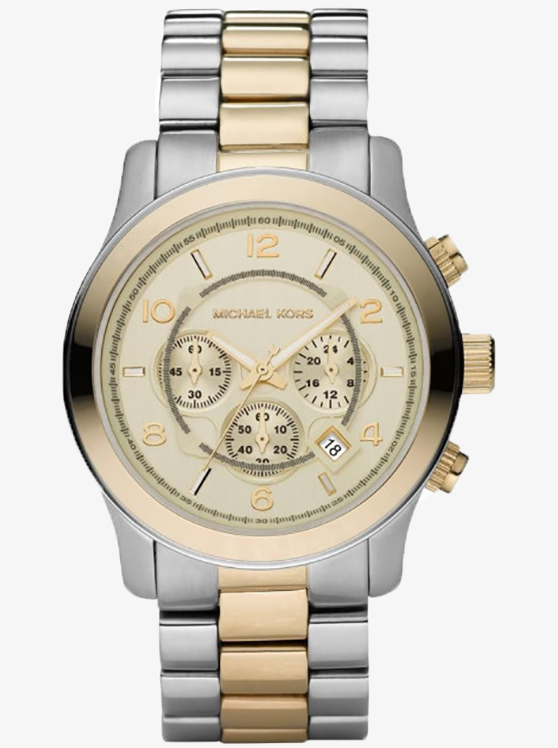Каталог Runway Gold-Silver-Tone Watch от магазина Michael Kors