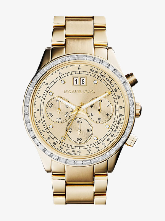 Каталог Brinkley Gold-Tone Watch от магазина Michael Kors