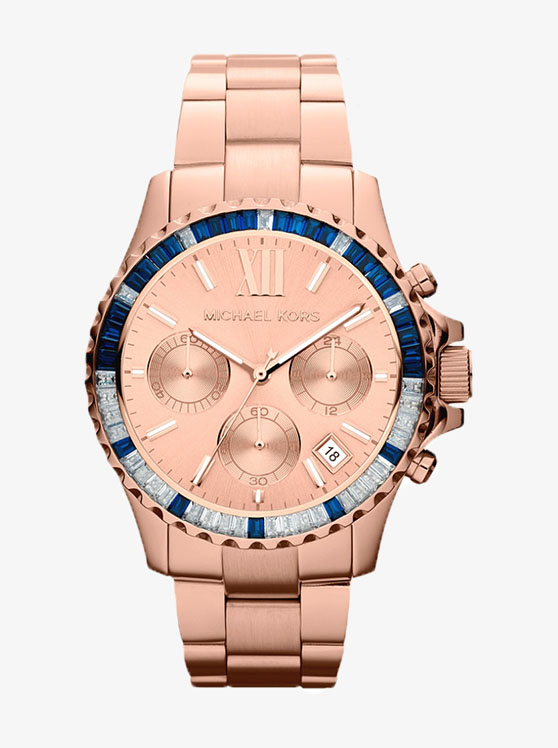 Каталог Everest Gold-Rose-Tone Watch от магазина Michael Kors