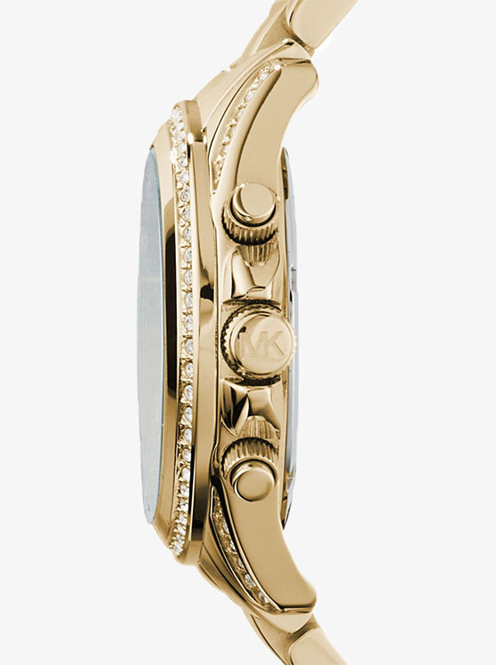 Каталог Blair Gold-Tone Chronograph Watch от магазина Michael Kors