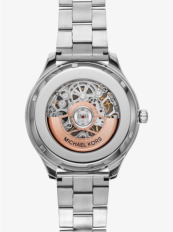 Каталог Oversized Merrick Silver-Tone Watch от магазина Michael Kors