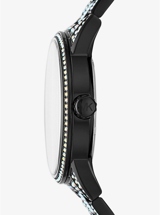 Каталог Ritz Pavé Black-Tone Watch от магазина Michael Kors