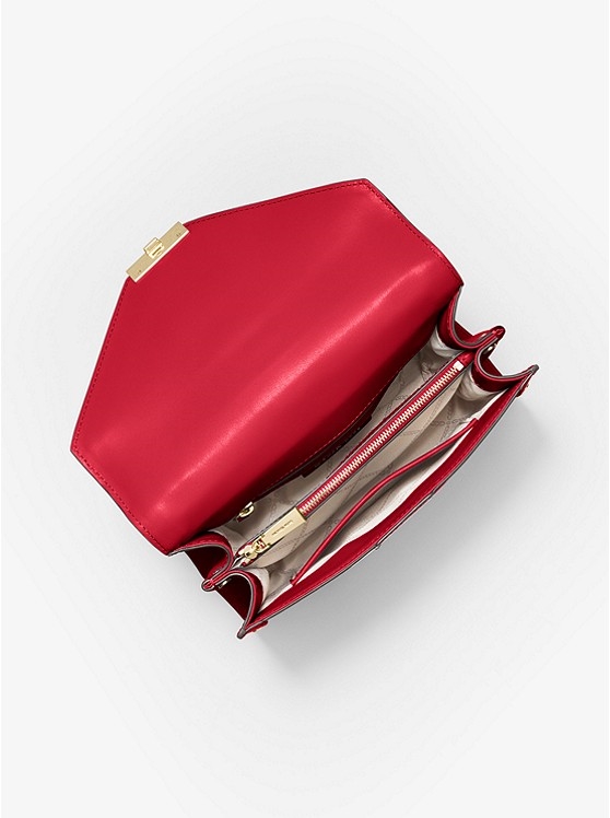 Каталог Whitney большая укороченная сумка через плечо из сафьяновой кожи от магазина Michael Kors