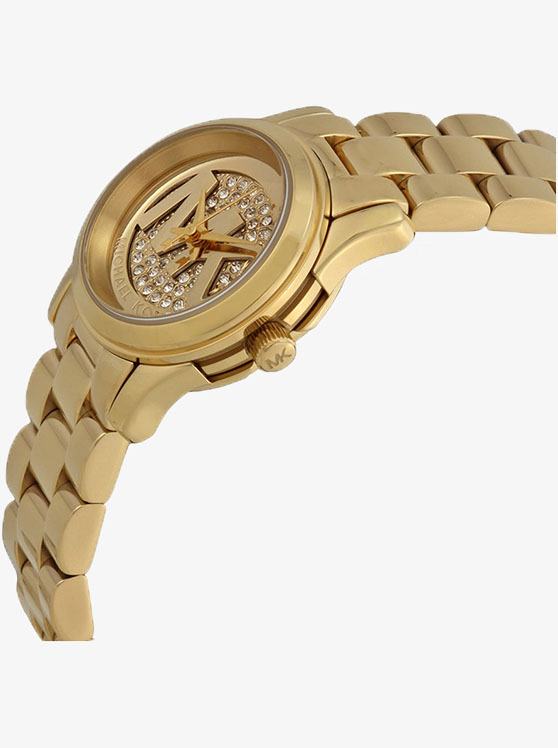 Каталог Petite Runway Gold-Tone Watch от магазина Michael Kors
