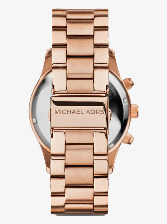 Каталог Layton Gold-Rose-Tone Watch от магазина Michael Kors