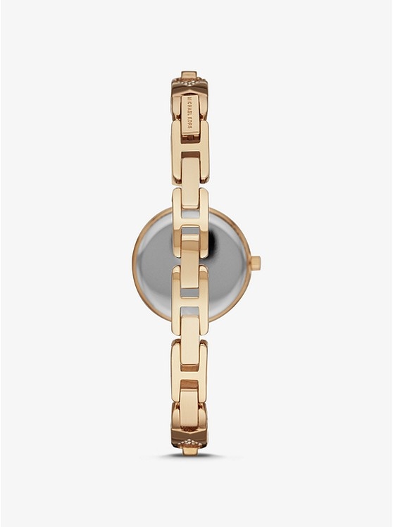 Каталог Jaryn Gold-Tone Padlock Bracelet Watch от магазина Michael Kors