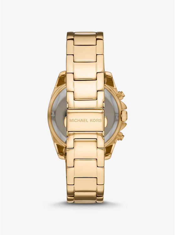 Каталог Oversized Blair Pavé Gold-Tone Watch  от магазина Michael Kors