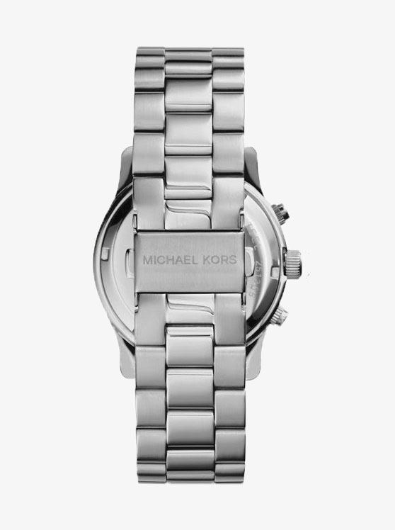 Каталог Stop Hungry Silver-Tone Watch от магазина Michael Kors