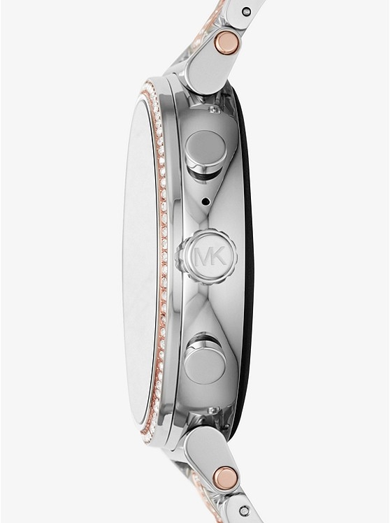 Каталог Sofie Heart Rate Pavé Two-Tone Smartwatch от магазина Michael Kors