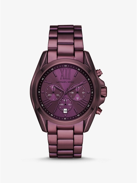 Каталог Oversized Bradshaw Lavender-Tone Watch от магазина Michael Kors