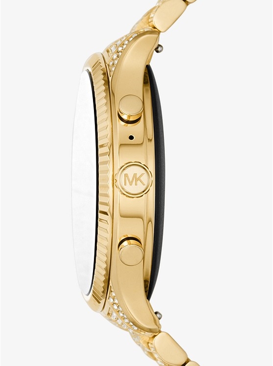 Каталог Lexington 2 Pavé Gold-Tone Smartwatch от магазина Michael Kors