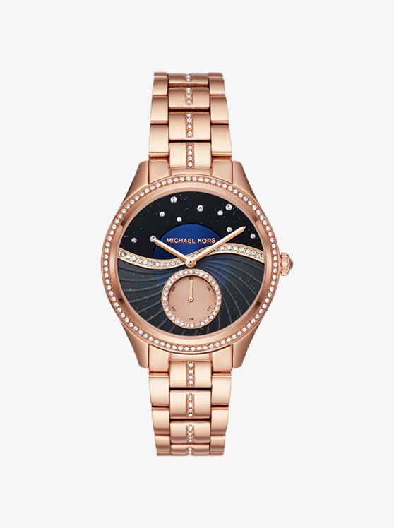 Каталог Lauryn Gold-Rose-Tone Watch от магазина Michael Kors