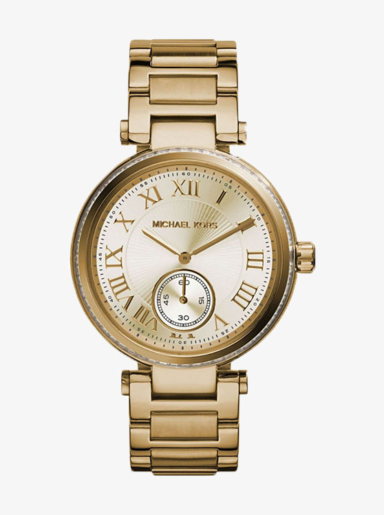 Каталог Skylar Gold-Tone Watch от магазина Michael Kors
