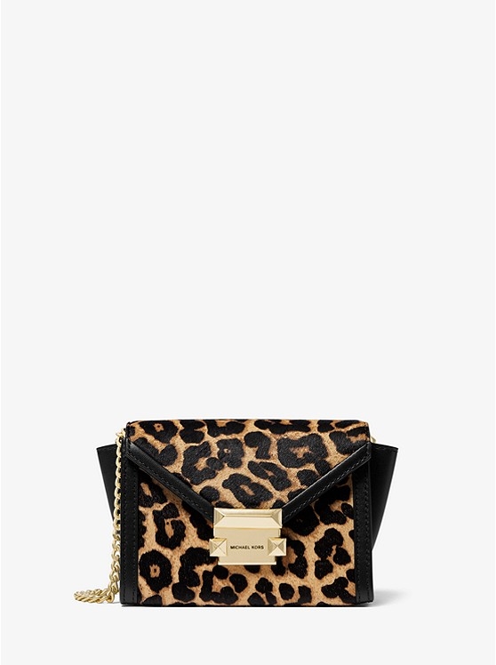 Каталог Whitney маленькая сумка через плечо с  леопардовым принтом от магазина Michael Kors