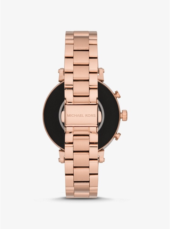 Каталог Sofie Heart Rate Rose Gold-Tone Smartwatch от магазина Michael Kors