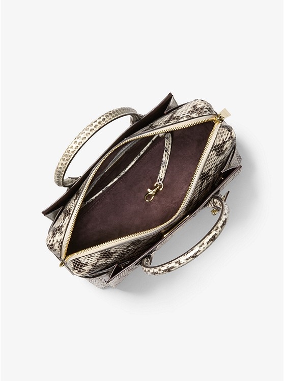 Каталог Mercer сумка из змеинной кожи среднего размера от магазина Michael Kors