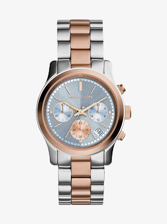 Каталог Runway Silver-Gold-Tone Watch от магазина Michael Kors