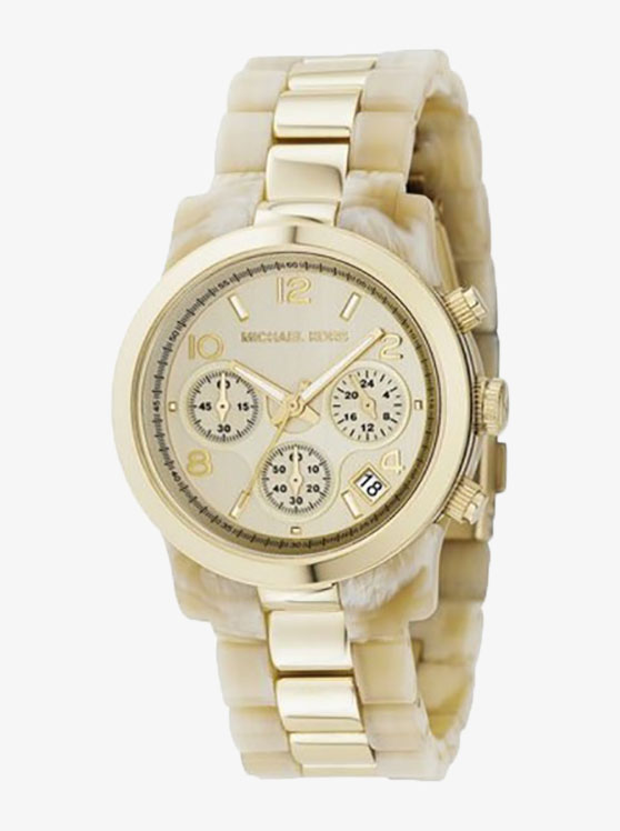 Каталог Runway Gold-Tone Watch от магазина Michael Kors
