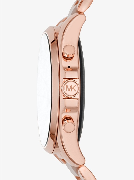 Каталог Bradshaw 2 Rose Gold-Tone and Acetate Smartwatch от магазина Michael Kors