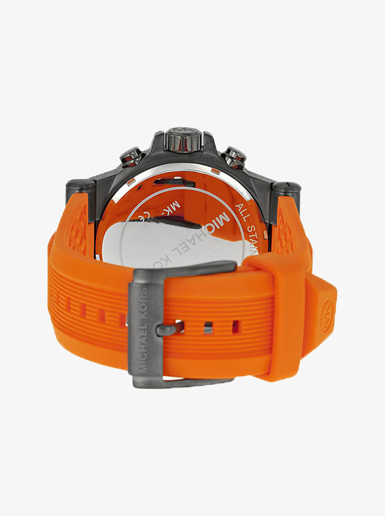 Каталог Dylan Black-Orange-Tone Watch от магазина Michael Kors