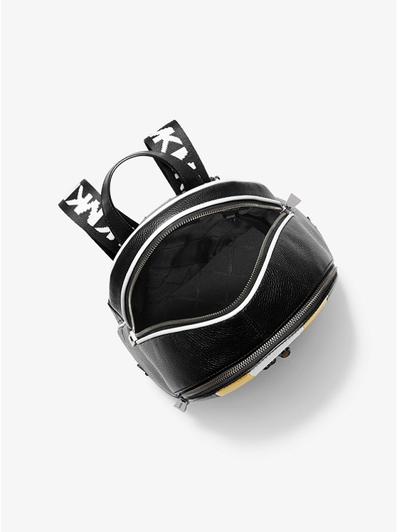 Каталог Rhea кожаный рюкзак в полоску среднего размера от магазина Michael Kors