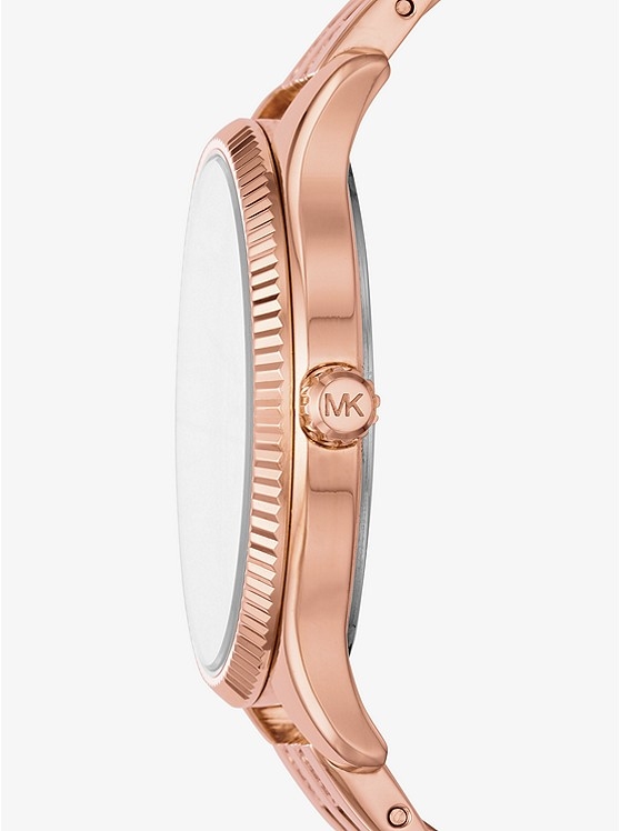 Каталог Lexington Rose Gold-Tone Watch and Logo Heart Bracelet Set от магазина Michael Kors