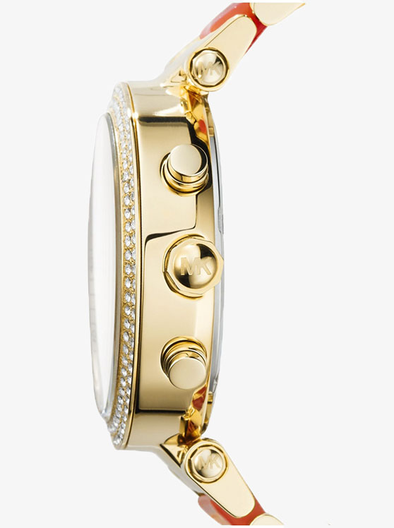 Каталог Parker Gold-Brown-Tone Watch от магазина Michael Kors