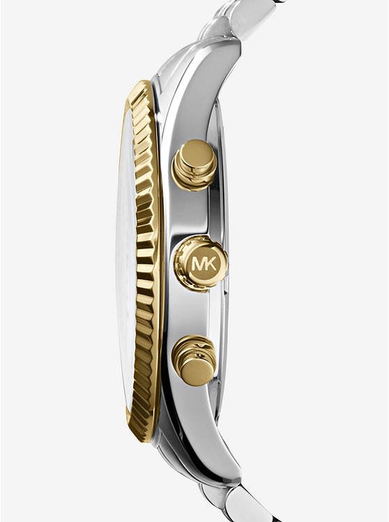 Каталог Oversized Lexington Two-Tone Watch от магазина Michael Kors