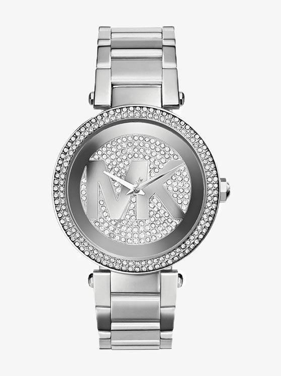 Каталог Parker Silver-Tone Watch от магазина Michael Kors