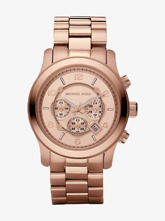 Каталог Runway Gold-Rose-Tone Watch от магазина Michael Kors