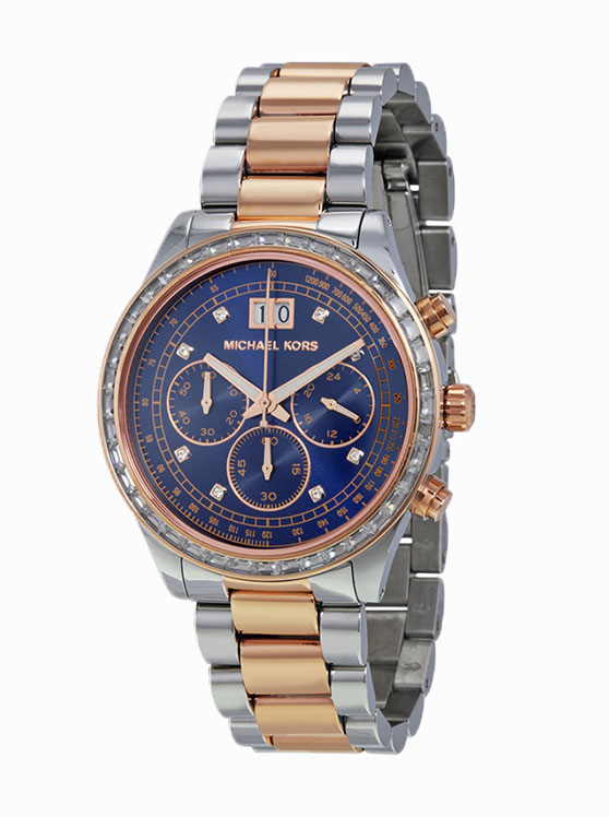 Каталог Brinkley Gold-Silver-Tone Watch от магазина Michael Kors