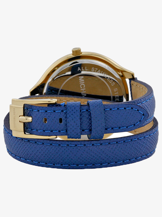 Каталог Runway Gold-Blue-Tone Watch от магазина Michael Kors