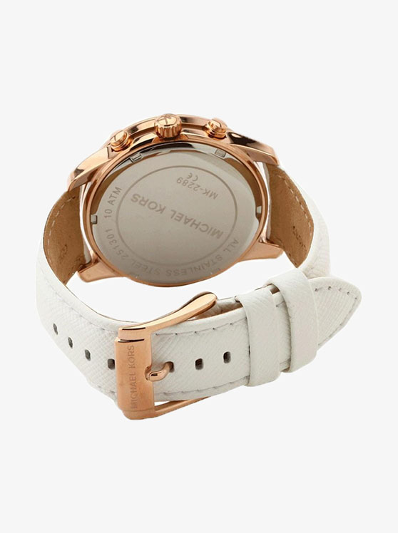 Каталог Mercer Gold-Silver-White-Tone Watch от магазина Michael Kors