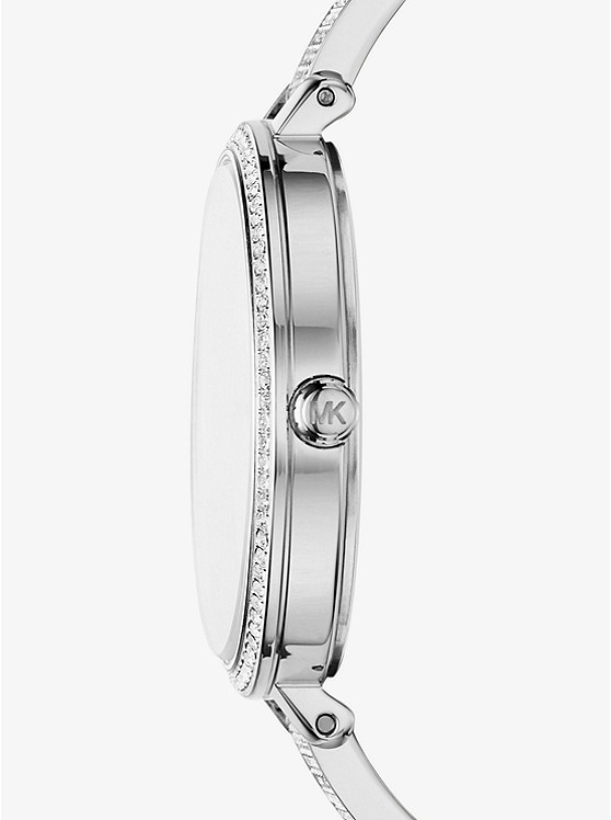 Каталог Jaryn Pavé Silver-Tone Watch от магазина Michael Kors
