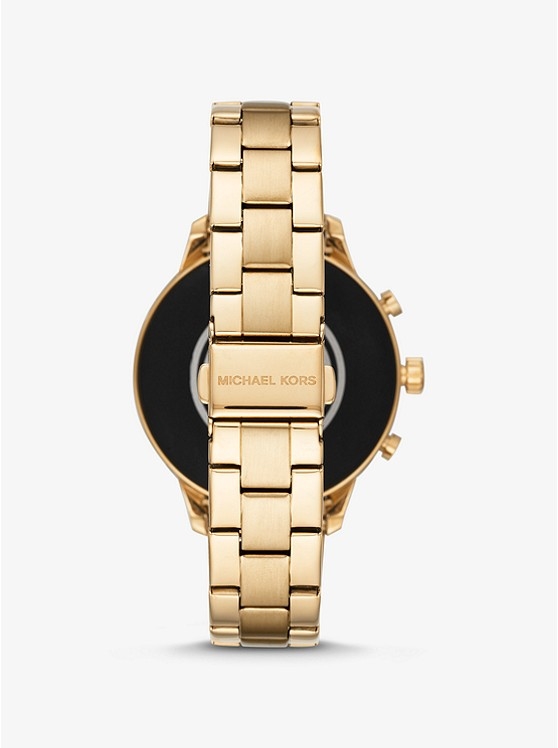 Каталог Runway Heart Rate Gold-Tone Smartwatch от магазина Michael Kors