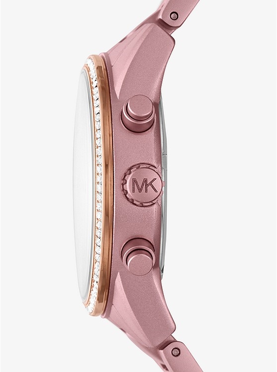 Каталог Ritz Pavé Pink-Tone Aluminum Watch от магазина Michael Kors