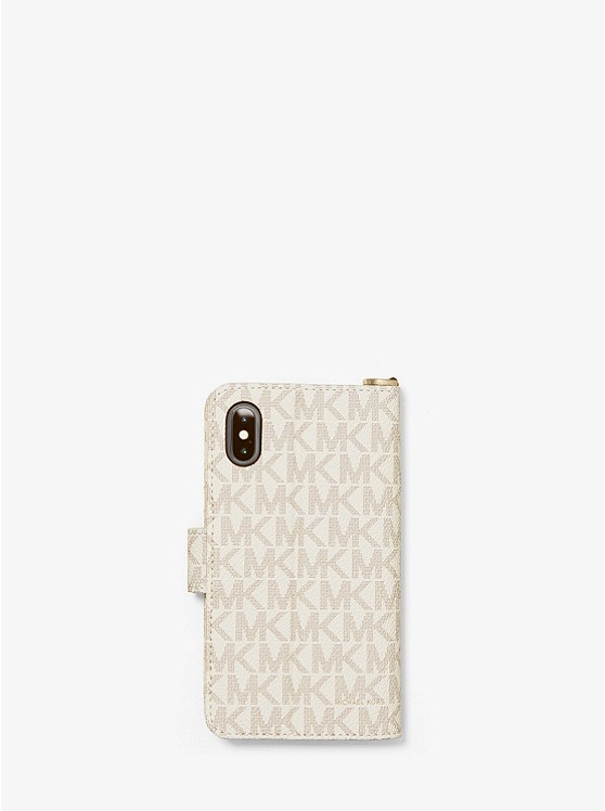 Каталог Чехол-книжка с логотипом в полоску для iphone x / xs от магазина Michael Kors
