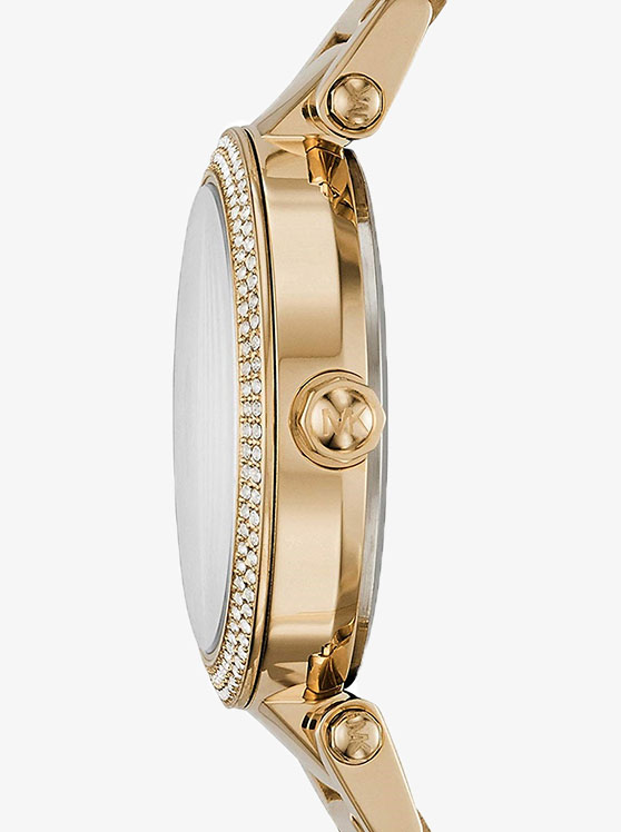Каталог Mini Parker Floral Gold-Tone Watch от магазина Michael Kors
