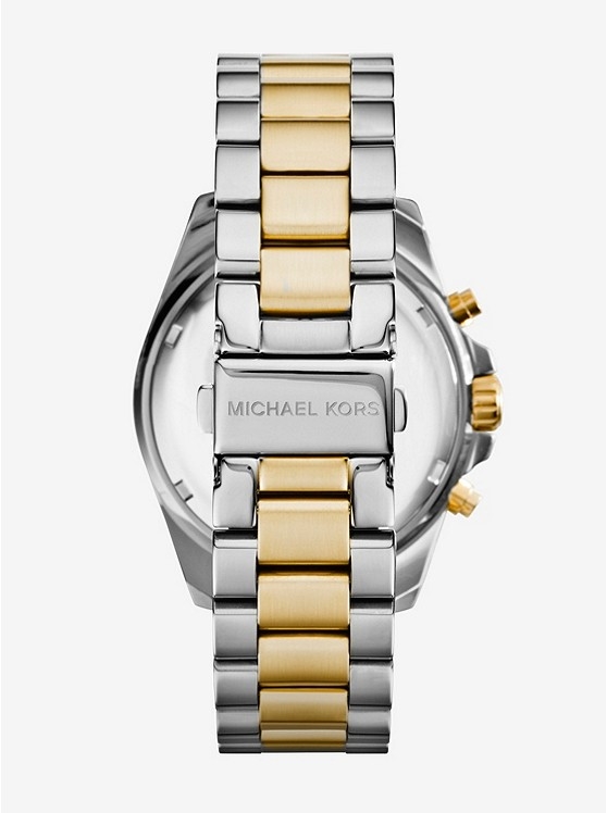 Каталог Oversized Bradshaw Two-Tone Watch от магазина Michael Kors