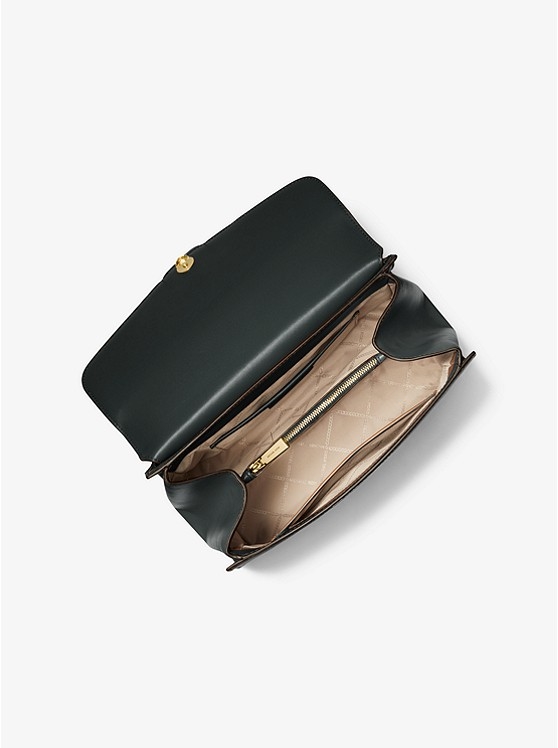 Каталог Bleecker кожаная сумка-кроссгеин среднего размера от магазина Michael Kors